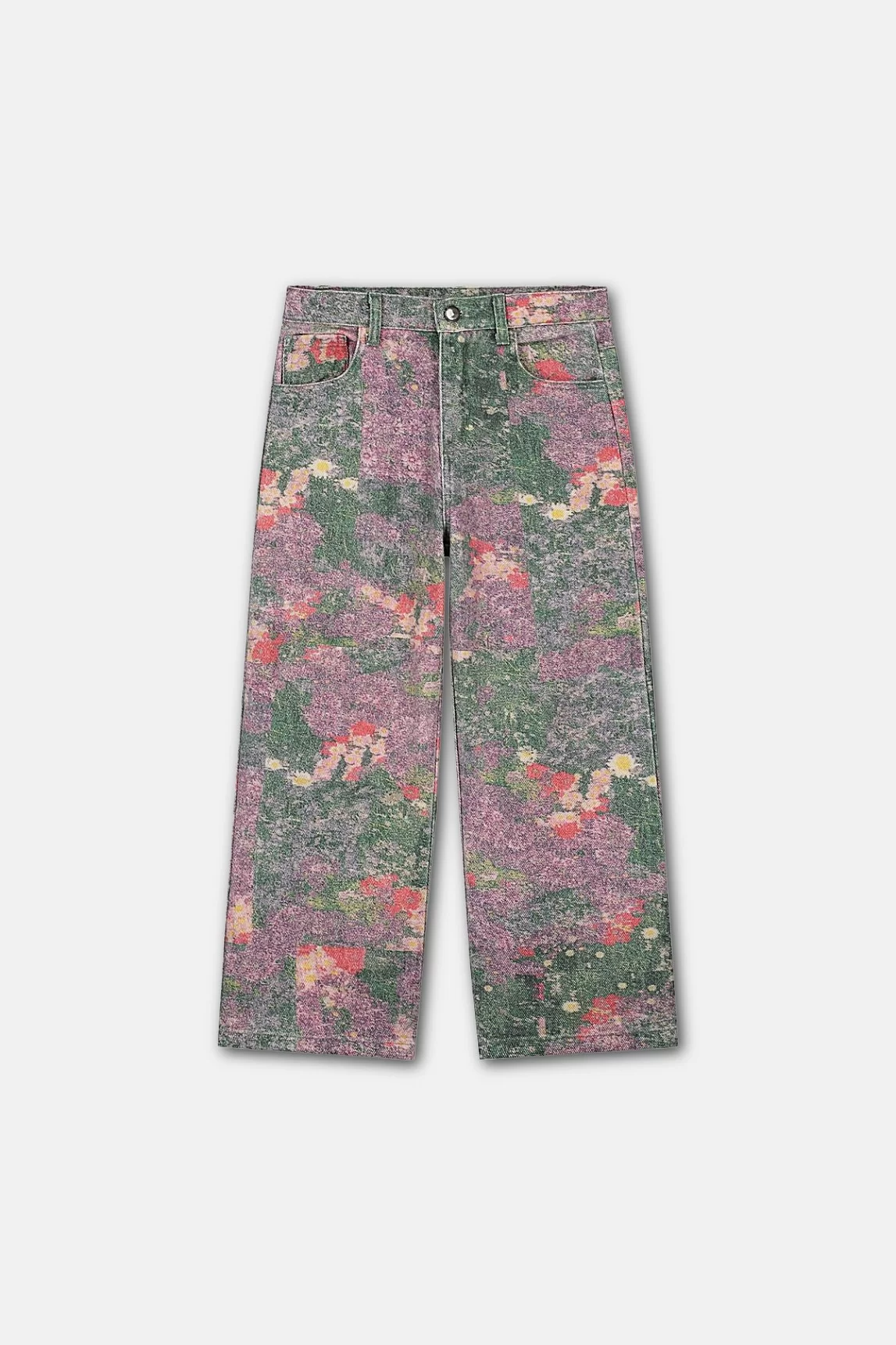daily brat broek paars groen rood cheecky flower