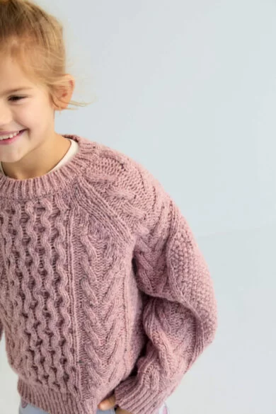 The New Society Sweater Roze Meisjes