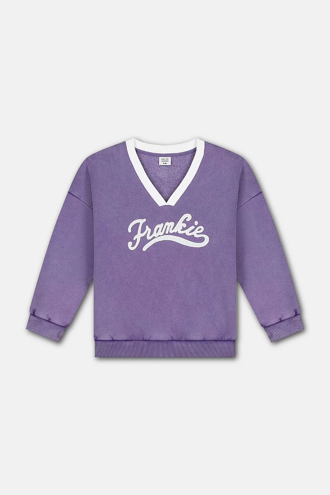 call me frankie trui in paars voor jongens en meisjes